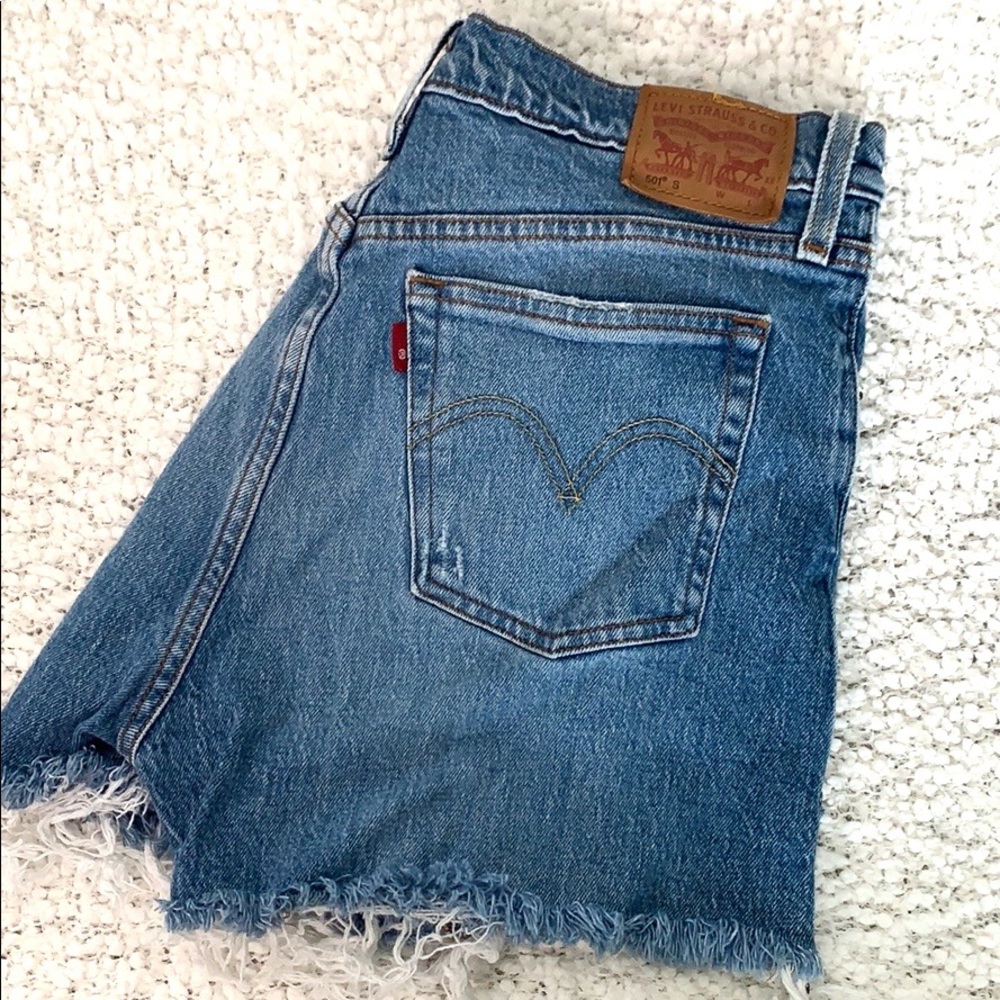 Levi’s 501 Frayed Shorts
